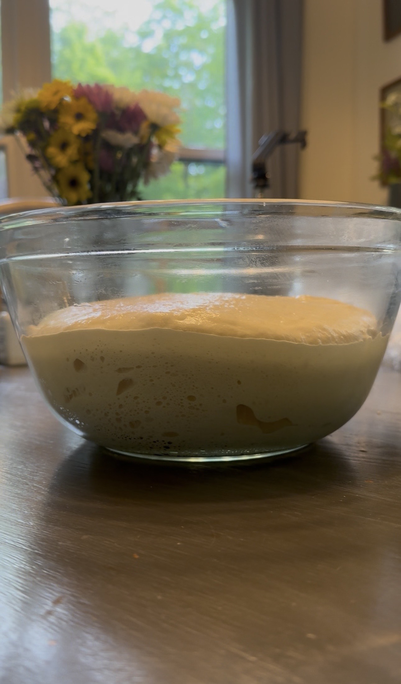 Dough after bulk fermentation