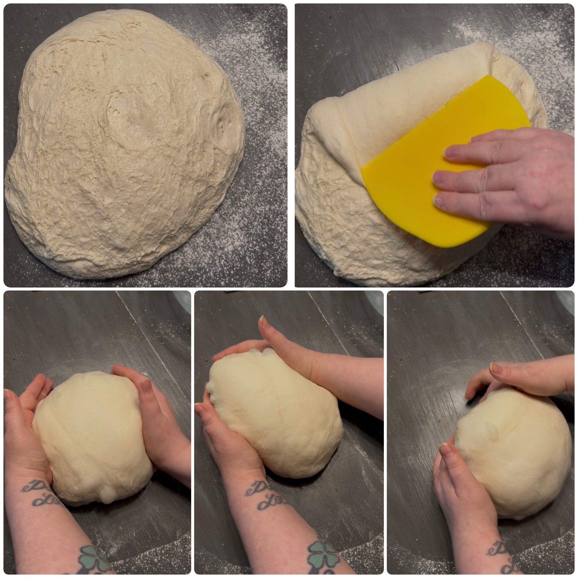 Pre-shaped dough