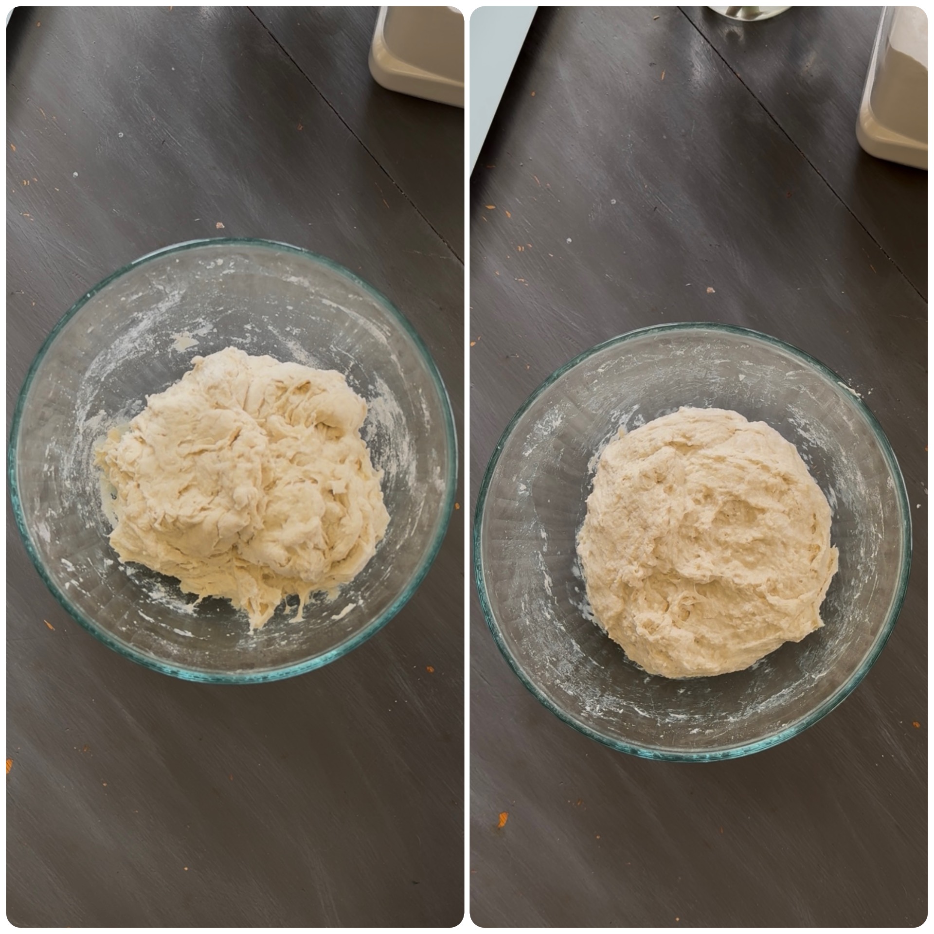 Shaggy dough